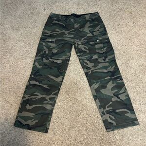 Chrome Hearts Green Camouflage Cargo Pants